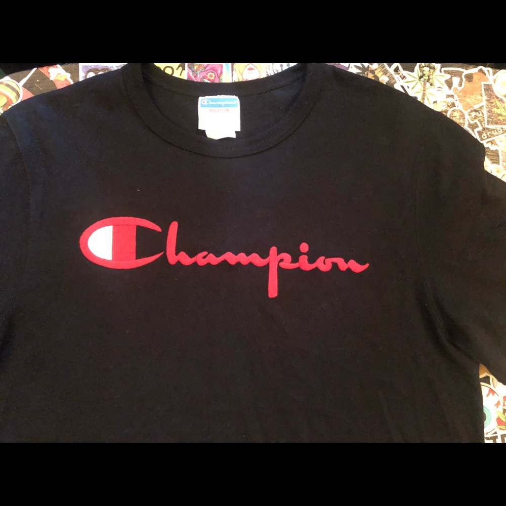 Stitched champion t-shirt